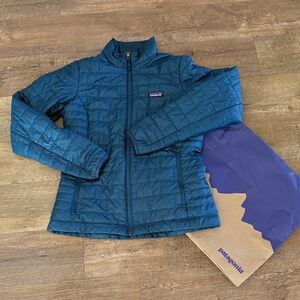 Patagonia Teal Quilted Jacket